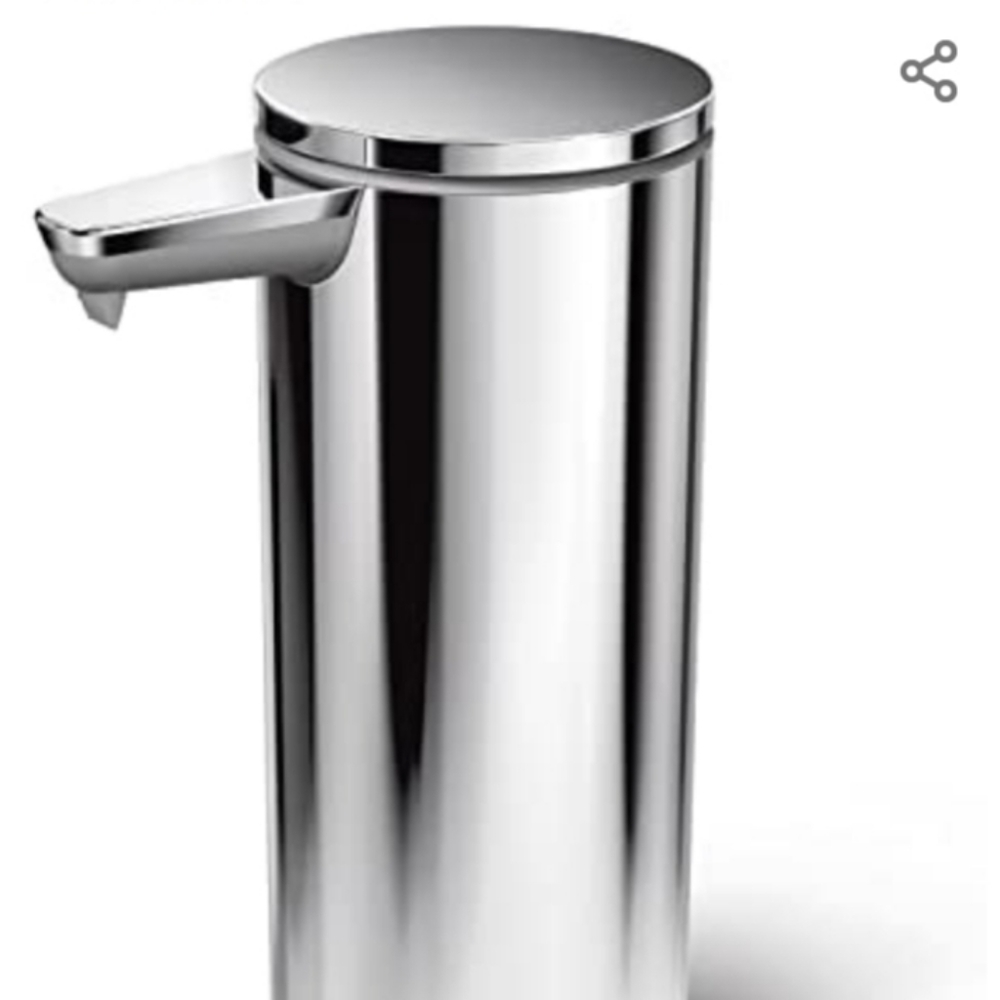 SIMPLEHUMAN 9oz touch-free sensor liquid soap pump.